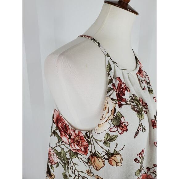 BLUE RAIN Women's Floral Print Sleeveless Top Sz S - Picture 6 of 9